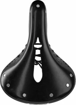 Brooks England Imperial B17S Sattel Frauen -Deutschland Fahrradzubehör Verkaufs-Shop Brooks England B17 Carved Short Ladies Saddle Saddles Black NotSet B211DILA07202 1