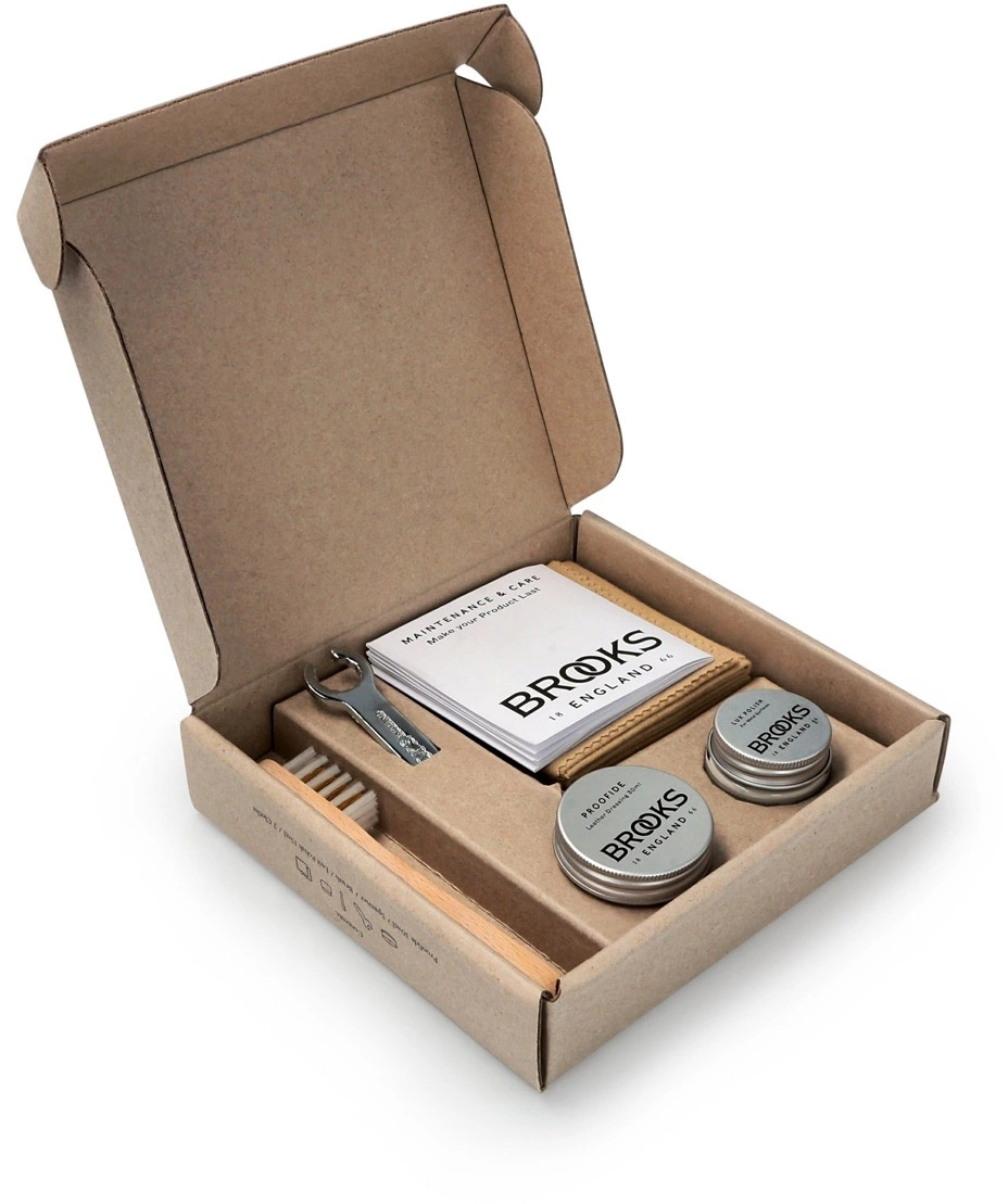 Brooks England Premium Leather Saddle Care Kit 1 Brooks England Premium Leather Saddle Care Kit