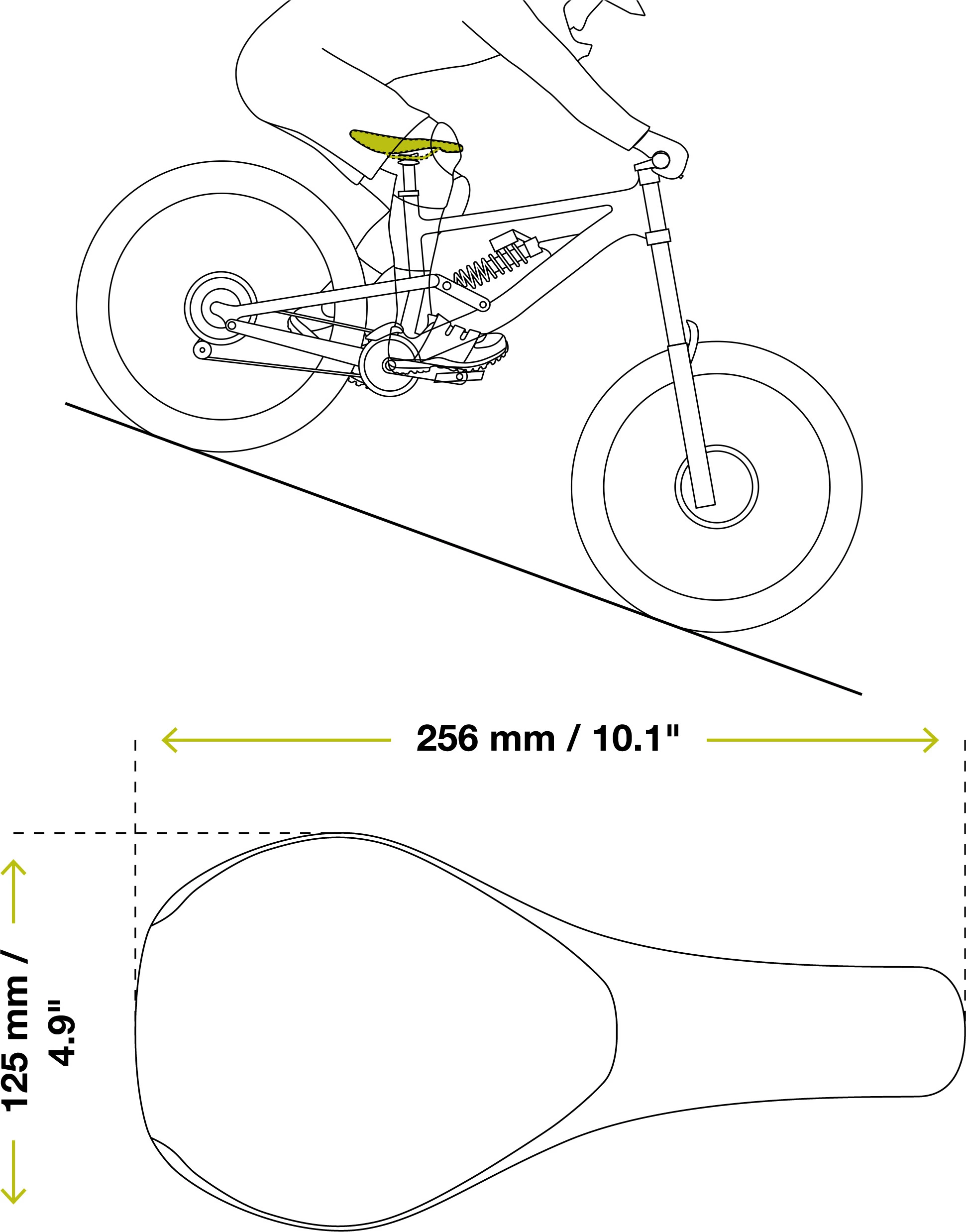 Ergon SMD2 Comp Bike Saddle 3 Ergon SMD2 Comp Bike Saddle – Bild 3