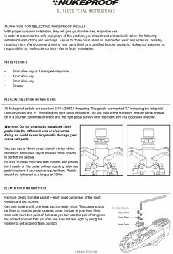 Nukeproof Horizon CS Titan Trail Pedale 11 Nukeproof Horizon CS Titan Trail Pedale -Deutschland Fahrradzubehör Verkaufs-Shop NP Clipless Pedal instructions scaled