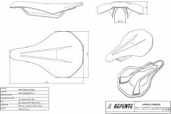 Repente Latus CL Saddle -Deutschland Fahrradzubehör Verkaufs-Shop Repente Latus CL Technical 1000x1000