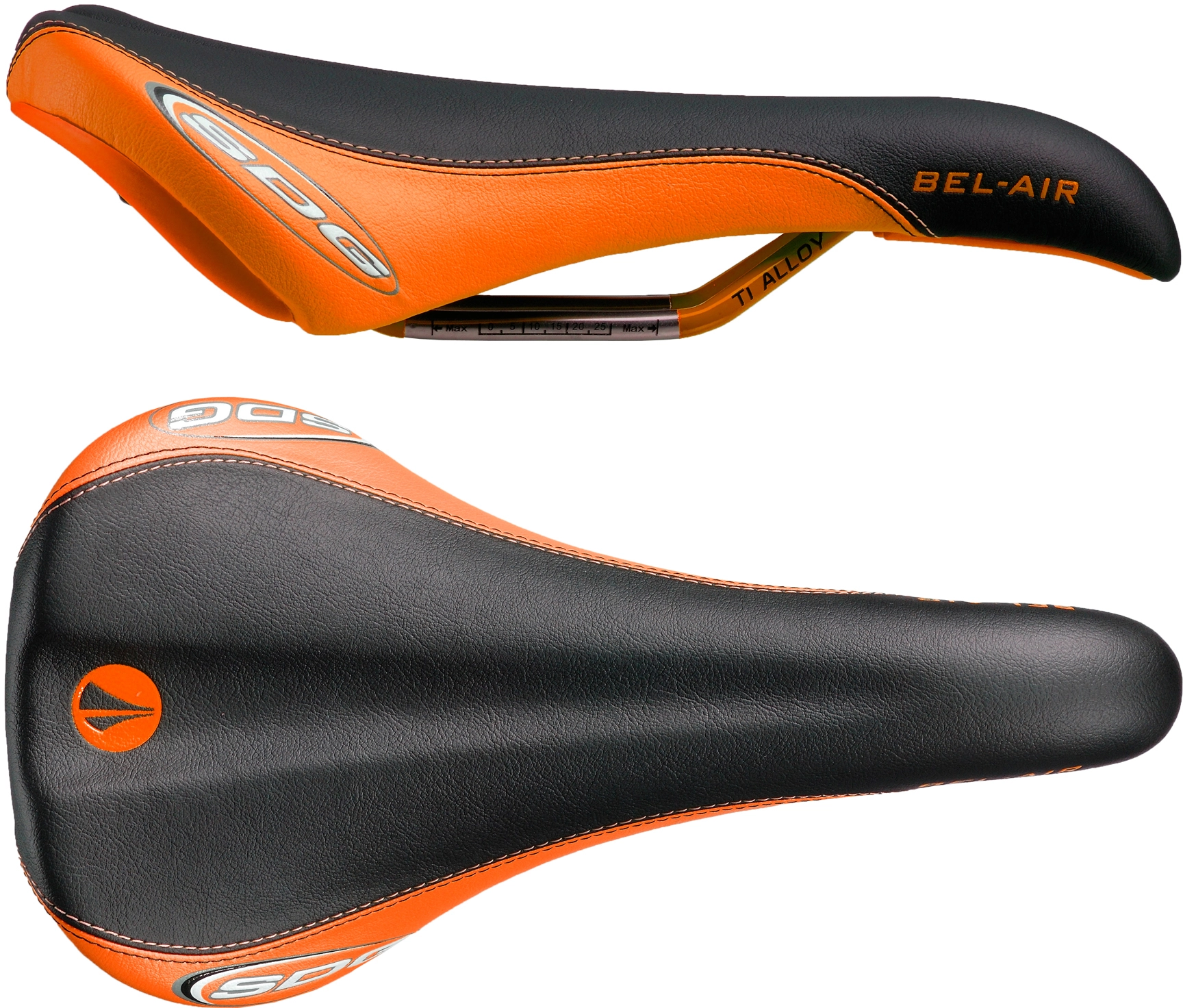 SDG Bel Air Ti-Alloy Rail Saddle 1 SDG Bel Air Ti-Alloy Rail Saddle