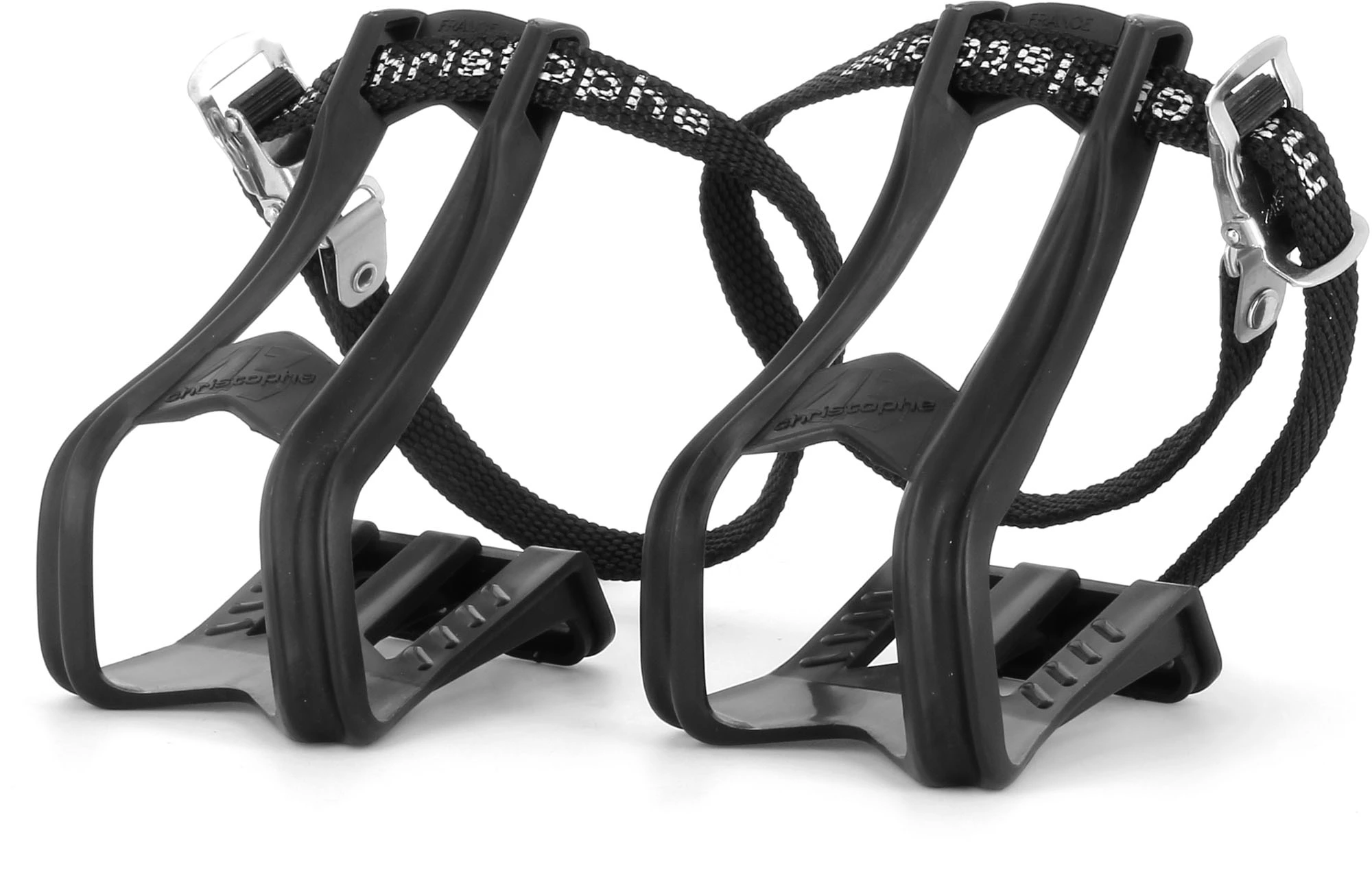 Zefal Toe Clip 43 Pedalhaken + 515 XL Pedalriemen (je 2 Stück) 2 Zefal Toe Clip 43 Pedalhaken + 515 XL Pedalriemen (je 2 Stück) – Bild 2