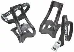 Zefal Toe Clip 43 Pedalhaken + 515 XL Pedalriemen (je 2 Stück)
